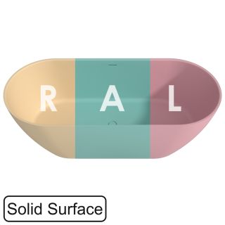 Ванна из искусственного камня WHITECROSS Tawna 0218.180080.2XXXX 180x80 см RAL мат